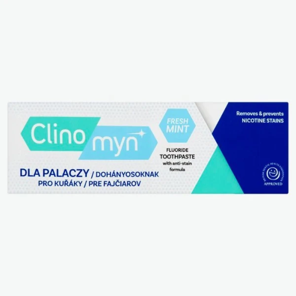 ClinoMyn Fresh Mint, wybielająca pasta do zębów dla palaczy, 75ml