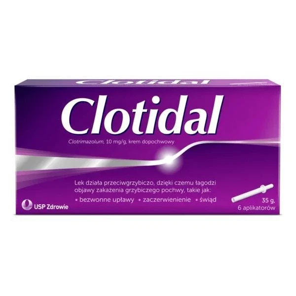 Clotidal 10mg/g, krem dopochwowy, 35g