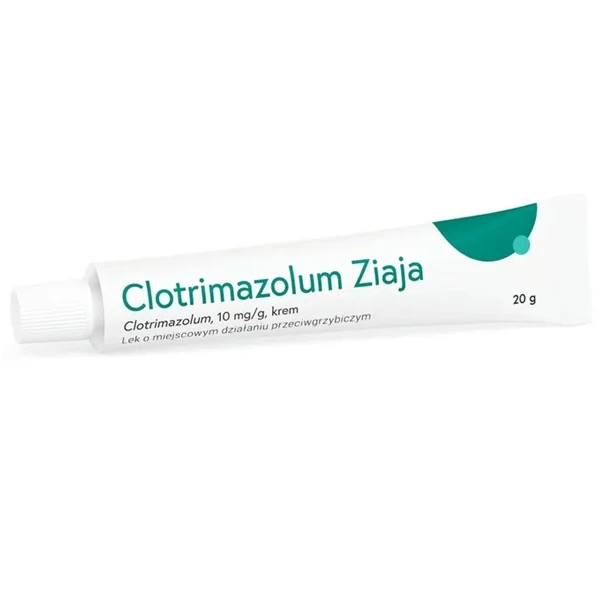 Clotrimazolum Ziaja, 10mg/g, krem o działaniu przeciwgrzybicznym, 20g