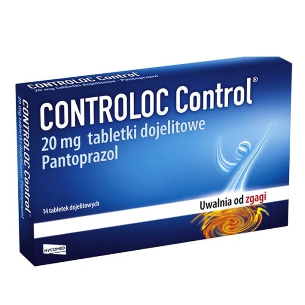 Controloc Control 20mg, 14 tabletek