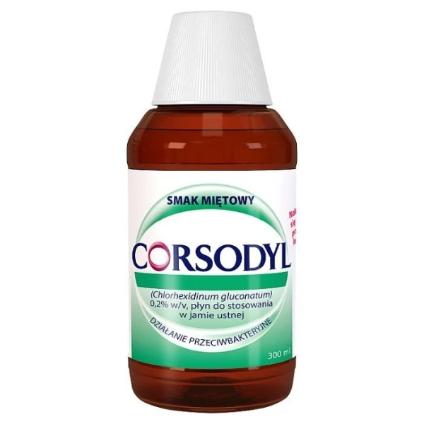 Corsodyl 0,2%, płyn do jamy ustnej, 300ml
