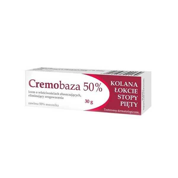 Cremobaza 50%, krem o właściwościach złuszczających, eliminujący zrogowacenia, 30g
