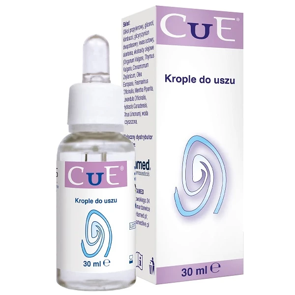 Cue, krople do uszu, 30ml