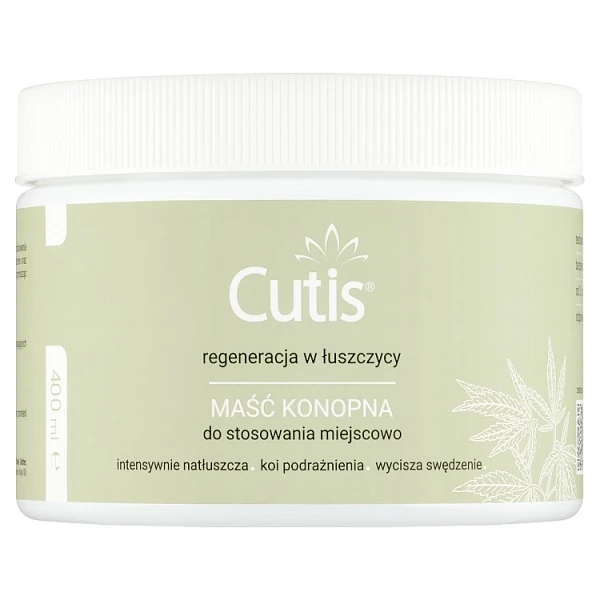 Cutis Ł-Łuszczyca, maść konopna 20%+CBD, 400ml
