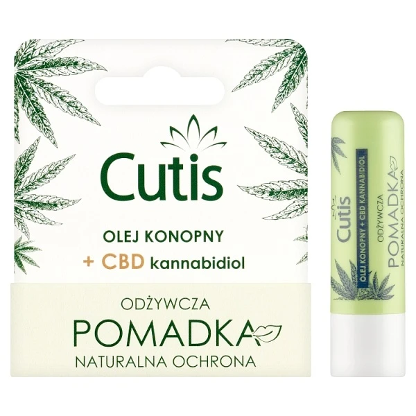 Cutis, odżywcza pomadka olej konopny + CBD, 5g