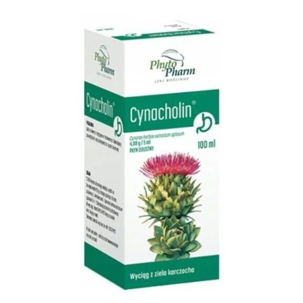 Cynacholin 4,88g/5ml, płyn doustny, 100ml