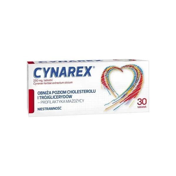 Cynarex 250mg, 30 tabletek
