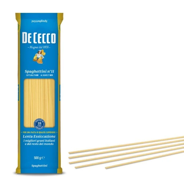 De Cecco, włoski makaron Spaghettini n°11, 500g