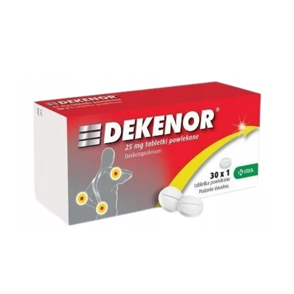 Dekenor 25mg, 30 tabletek powlekanych