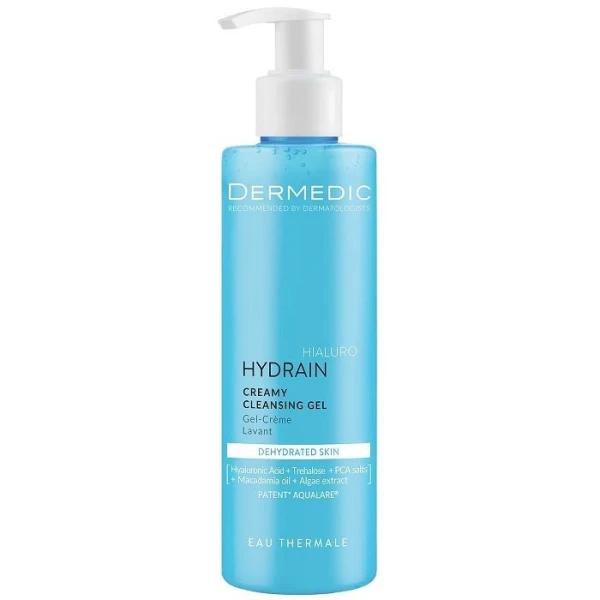 Dermedic, Hydrain3 Hialuro, kremowy żel do mycia twarzy, skóra wrażliwa i sucha, 200ml