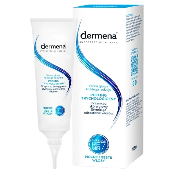 Dermena Hair Care, peeling trychologiczny do skóry głowy każdego rodzaju, 125ml
