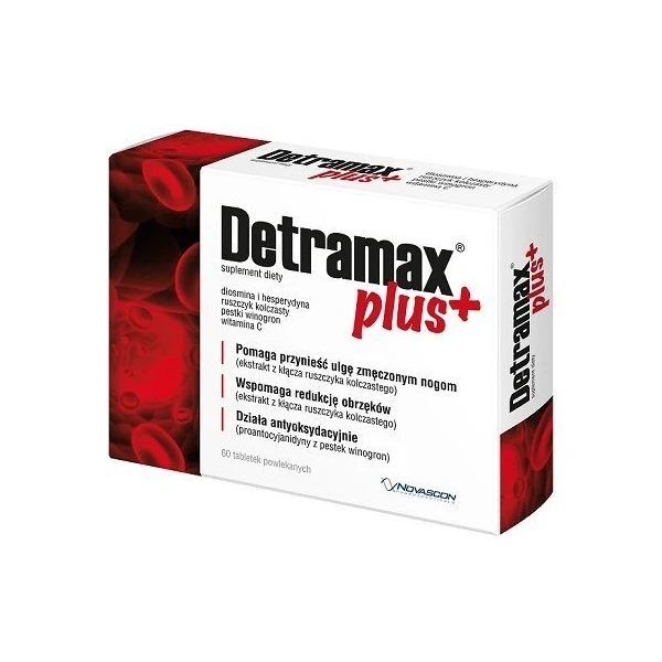 Detramax Plus+, 60 tabletek