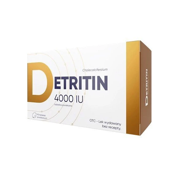 Detritin 4000 IU, 90 tabletek