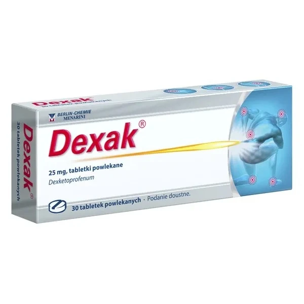 Dexak 25mg, 30 tabletek