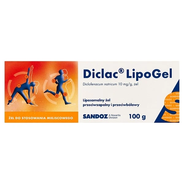 Diclac LipoGel 10mg/g, żel, 100g