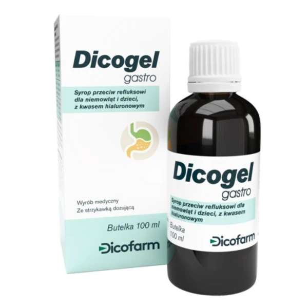 Dicogel Gastro, syrop przeciw refluksowi dla niemowląt i dzieci, 100ml