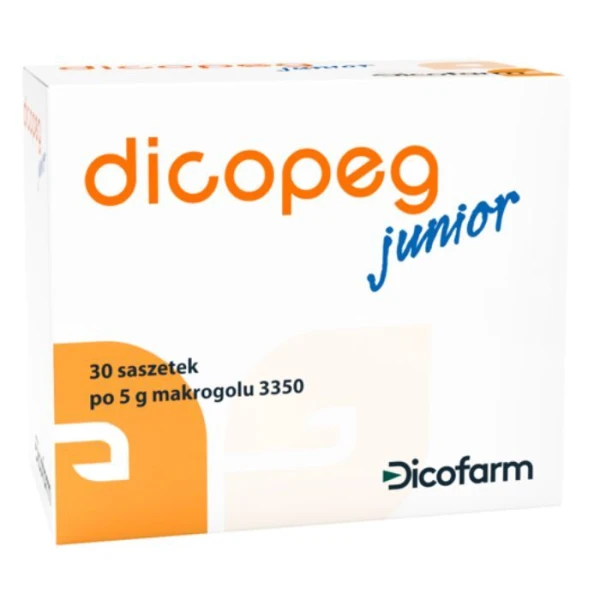 Dicopeg Junior, proszek, od 6 miesiąca życia, 30 saszetek po 5g