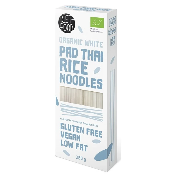 Diet Food, makaron ryżowy, Pad Thai, bezglutenowy, 250g