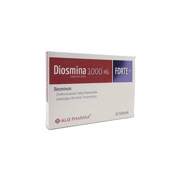 Diosmina 1000mg Forte+, 30 tabletek