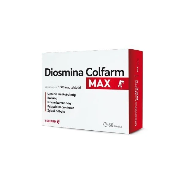 Diosmina Colfarm Max 1000mg, 60 tabletek