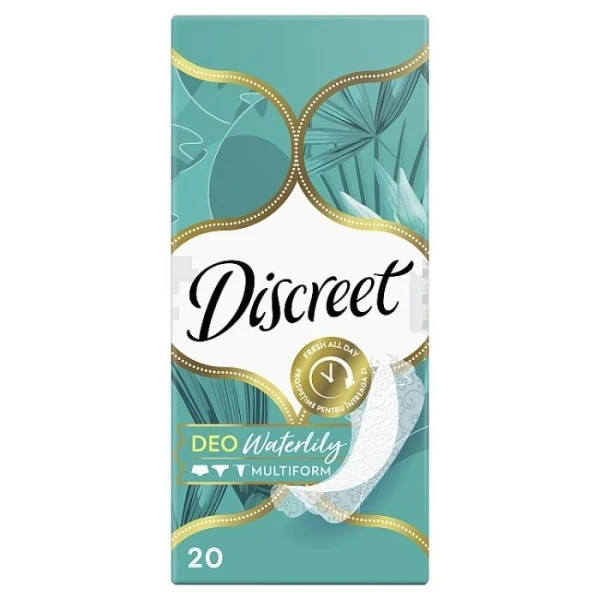 Discreet Multiform, wkładki higieniczne, Deo Waterlily, 20 sztuk