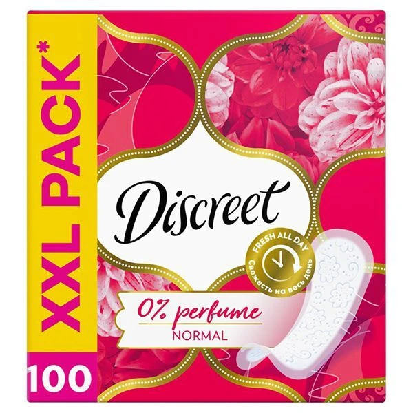 Discreet Normal, wkładki higieniczne, 100 sztuk
