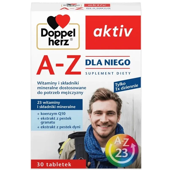 Doppelherz Aktiv, A-Z Dla Niego, 30 tabletek