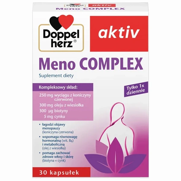 Doppelherz Aktiv, Meno Complex 1x dziennie, 30 kapsułek