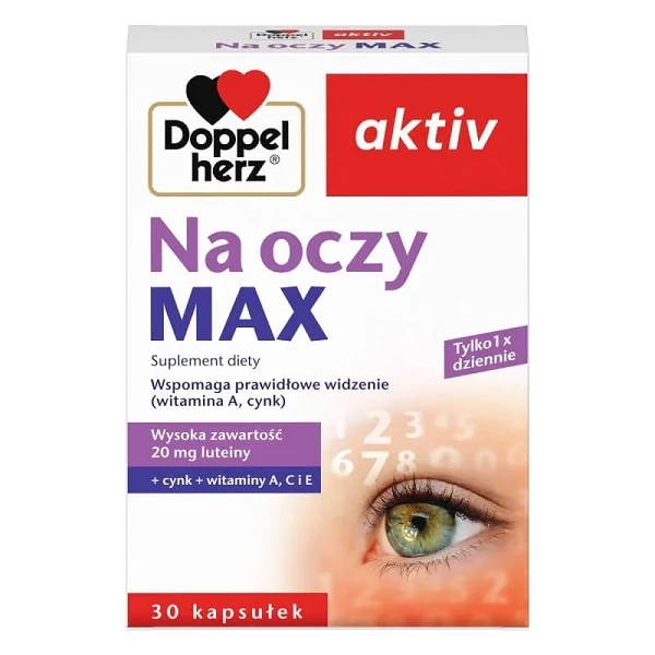 Doppelherz Aktiv, Na Oczy Max, 30 kapsułek
