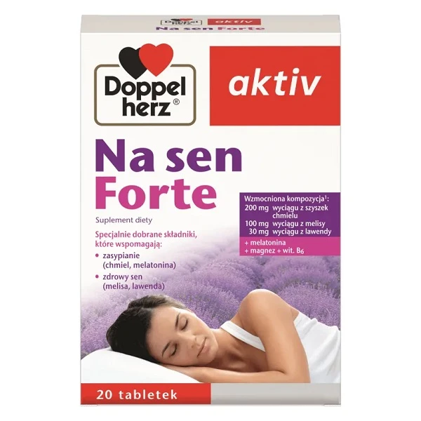 Doppelherz Aktiv, Na sen Forte, 20 tabletek