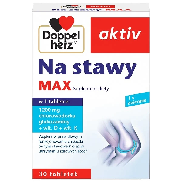 Doppelherz Aktiv, Na stawy Max 1 x dziennie, 30 tabletek