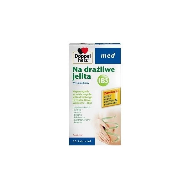 Doppelherz Med, Na drażliwe jelita IBS, 30 tabletek