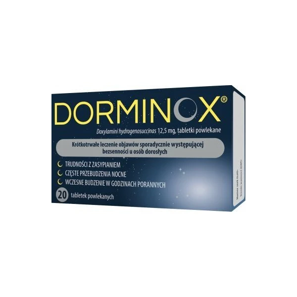 Dorminox 12,5mg, 20 tabletek