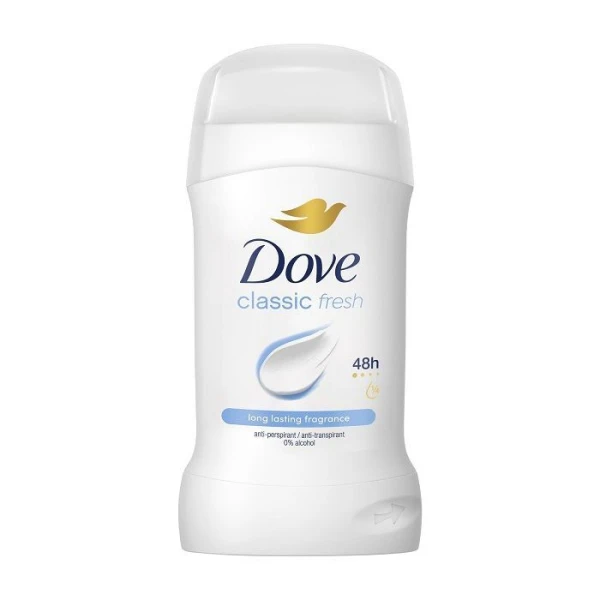 Dove Women Classic Fresh, antyperspirant w sztyfcie, 50ml