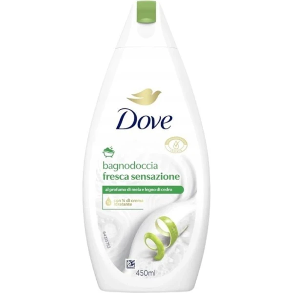 Dove, żel pod prysznic i do kąpieli, jabłko i drewno cedrowe, 450ml