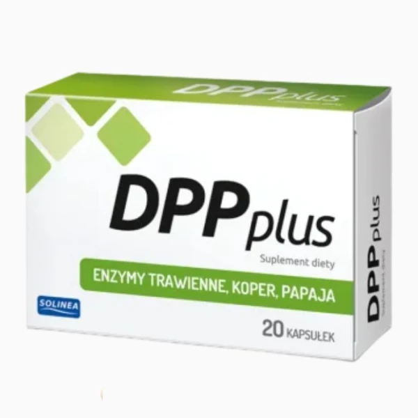 DPP Plus, enzymy trawienne, 20 kapsułek