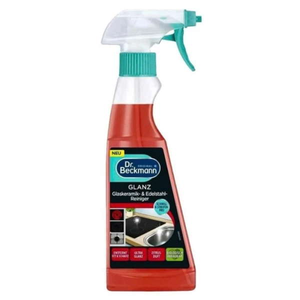 Dr. Beckmann, płyn do czyszczenia płyt grzewczych i stali nierdzewnej, spray, 250ml