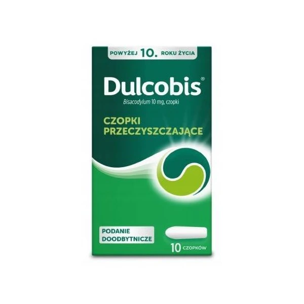 Dulcobis 10mg, czopki, 10 sztuk