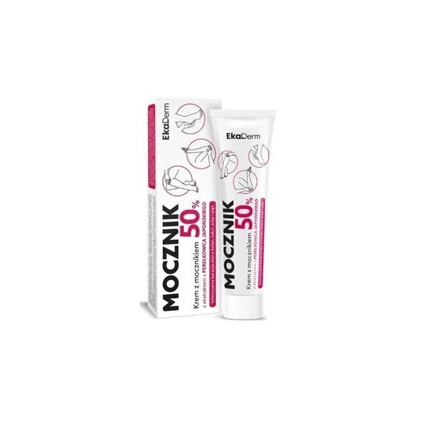 EkaDerm, krem z mocznikiem 50%, pielęgnacja skóry kolan, łokci, stóp i pięt, 30ml