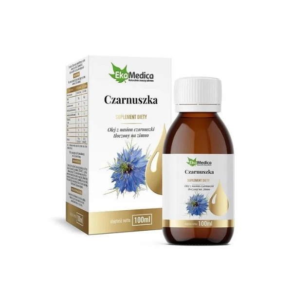 EkaMedica, czarnuszka, olej z nasion czarnuszki tłoczony na zimno, 100ml