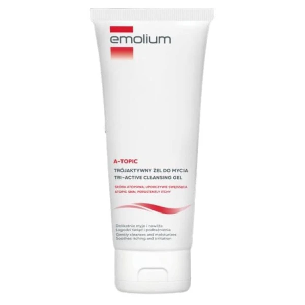 Emolium A-Topic, trójaktywny żel do mycia, od 1 miesiąca życia, 200ml