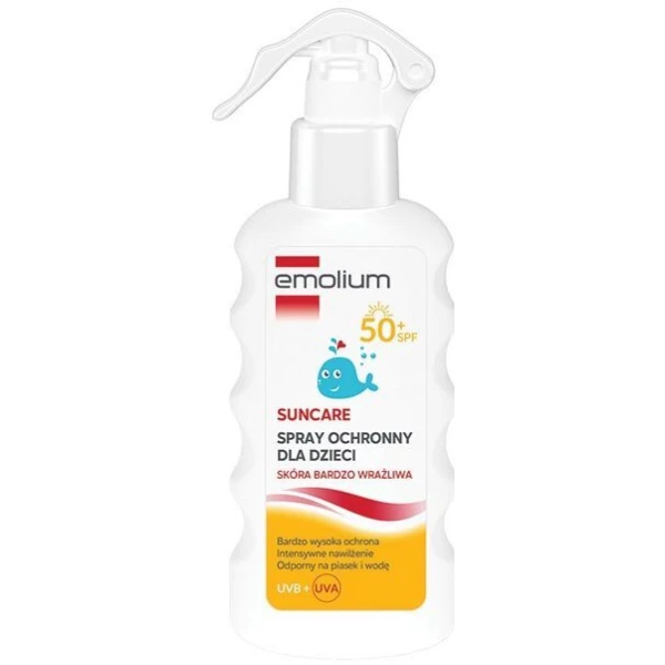 Emolium Suncare, ochronny spray SPF 50+, po 1 roku życia, 175ml