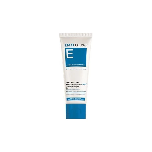 Emotopic, emolientowy krem barierowy med+, od urodzenia, 75ml