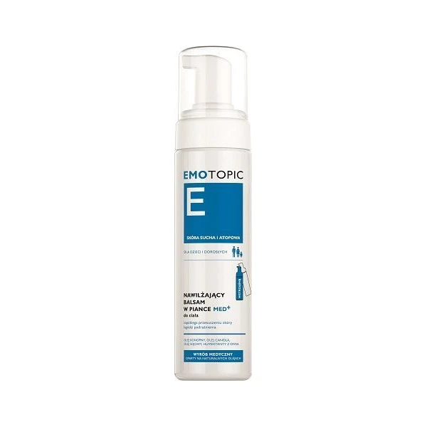 Emotopic, nawilżający balsam w piance med+ do ciała, po 6 miesiącu życia, 200ml