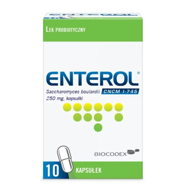 Enterol 250mg, 10 kapsułek