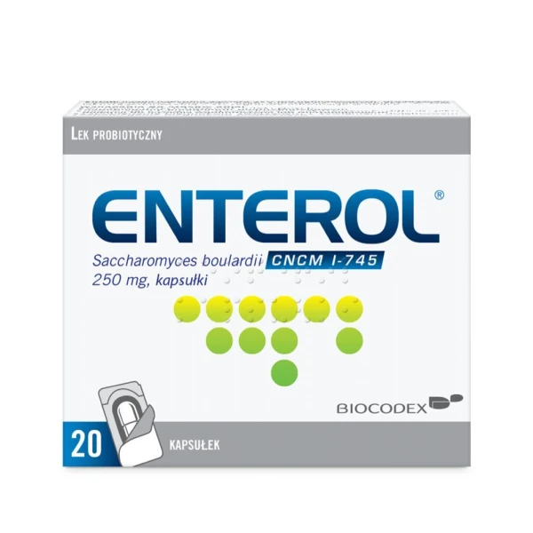 Enterol 250mg, 20 kapsułek