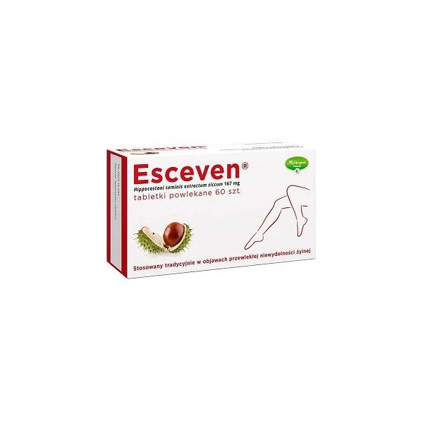 Esceven 167mg, 60 tabletek
