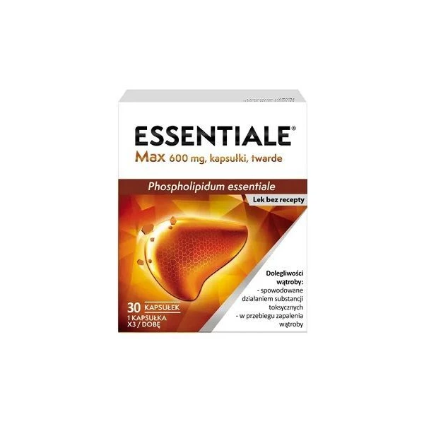 Essentiale Max 600mg, 30 kapsułek