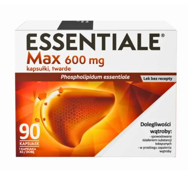 Essentiale Max 600mg, 90 kapsułek