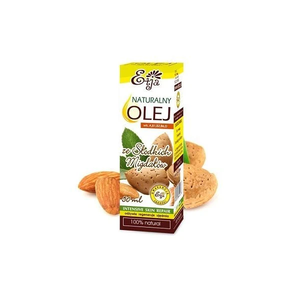 Etja, olej naturalny ze słodkich migdałów, 50ml